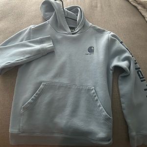 Carhartt light blue hoodie